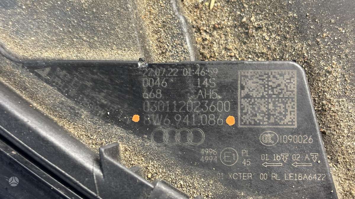 Audi A5, 8W6941086, Cen31038