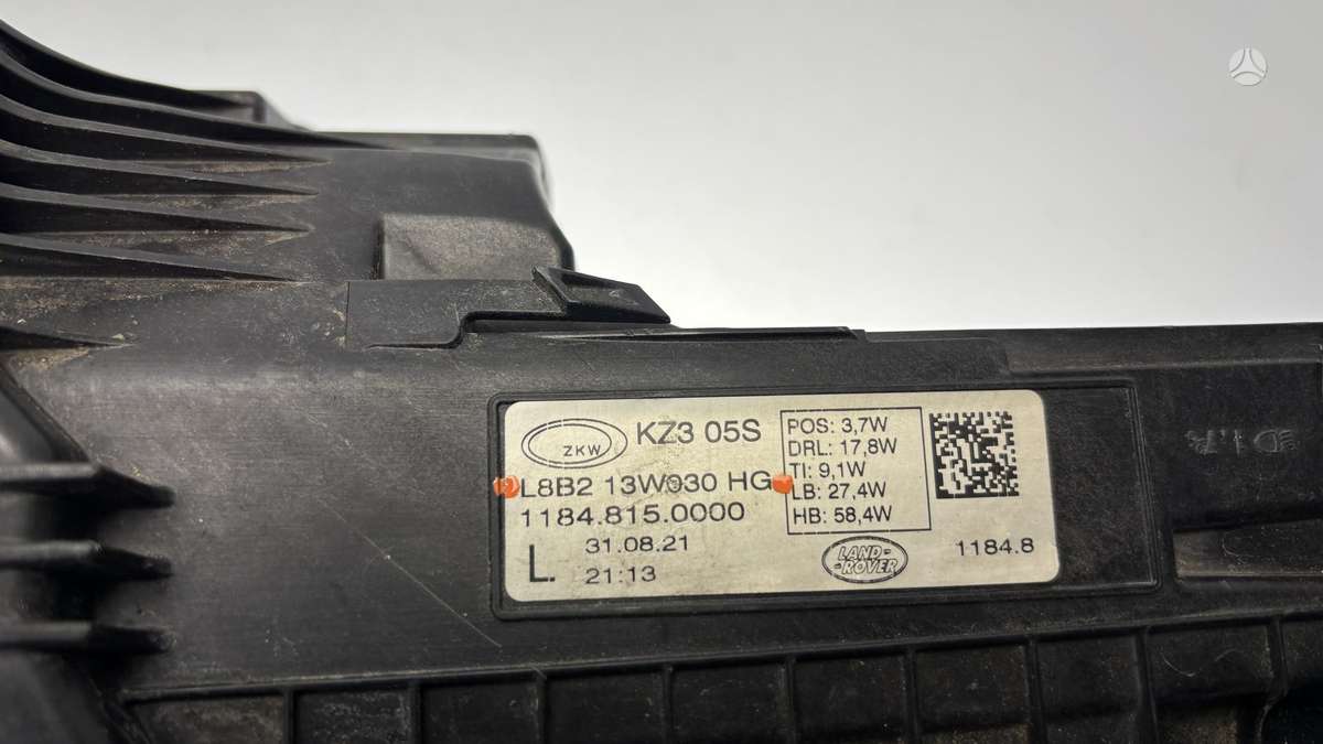 Land Rover Defender, L8B213W030HG, Cen31088
