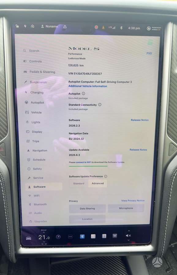 Tesla Model S, 100 kWh, hečbekas