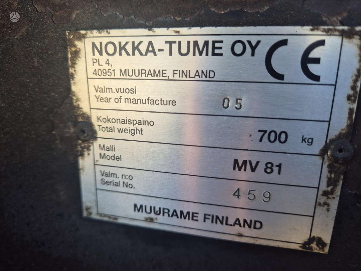 Nokka 2551, forestry trailers (self-loading)