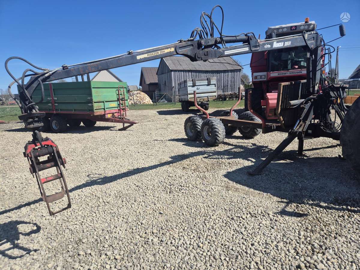 Nokka 2551, forestry trailers (self-loading)