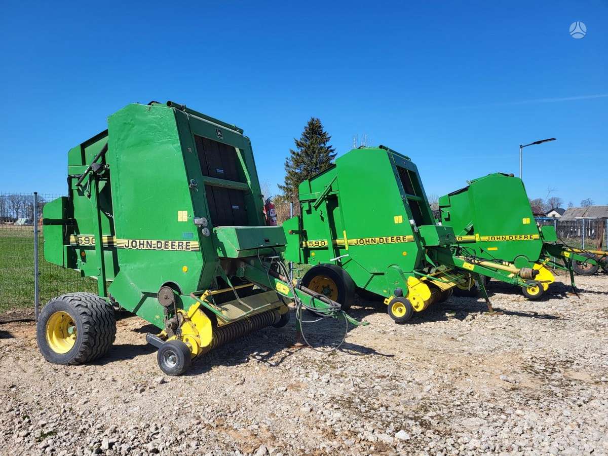 John Deere . Krone, прессы