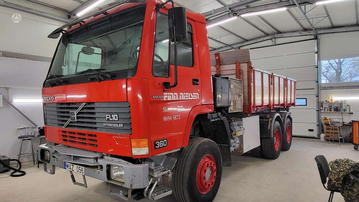 Volvo FL10 6X6, самосвалы