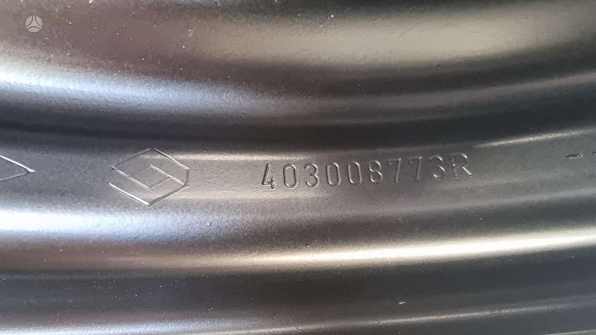 Renault Originalūs, tērauda apzīmogoti, R15