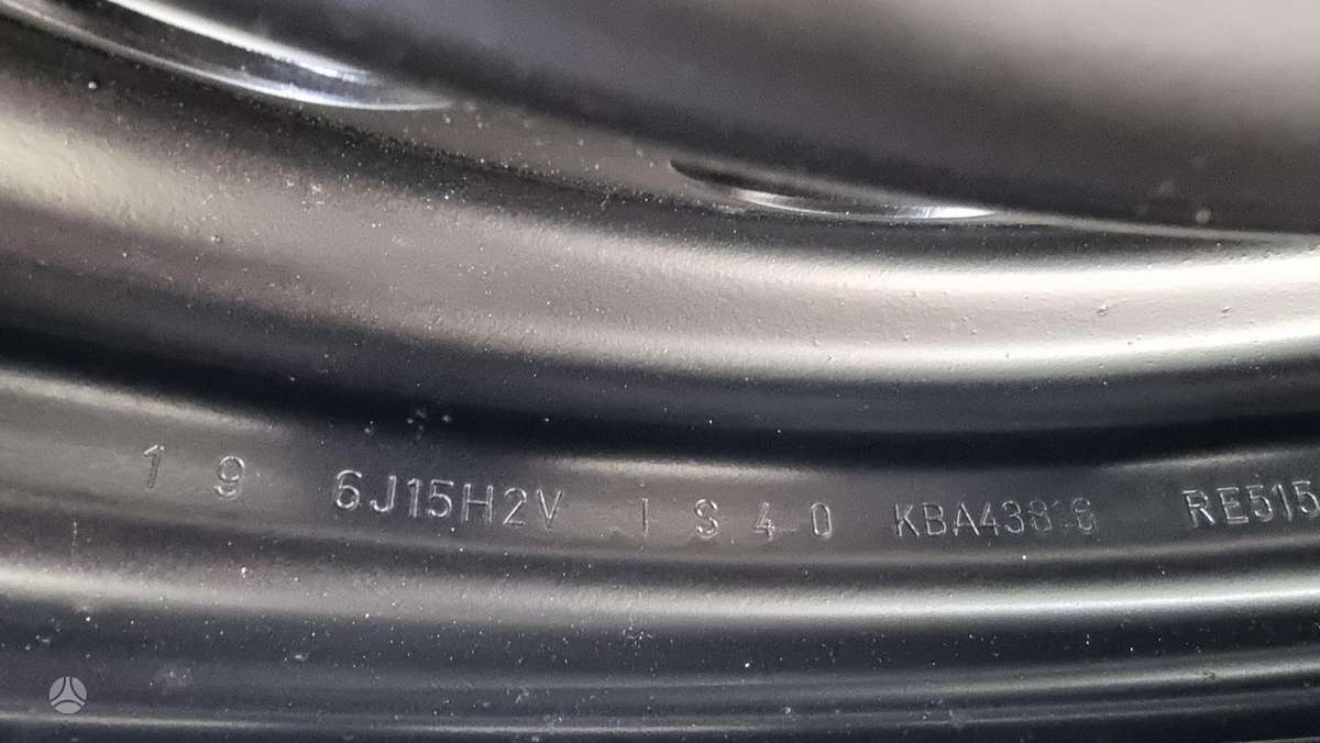 Renault Originalūs, plieniniai štampuoti, R15