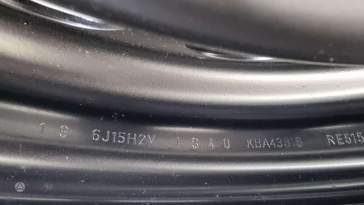 Renault Originalūs, tērauda apzīmogoti, R15