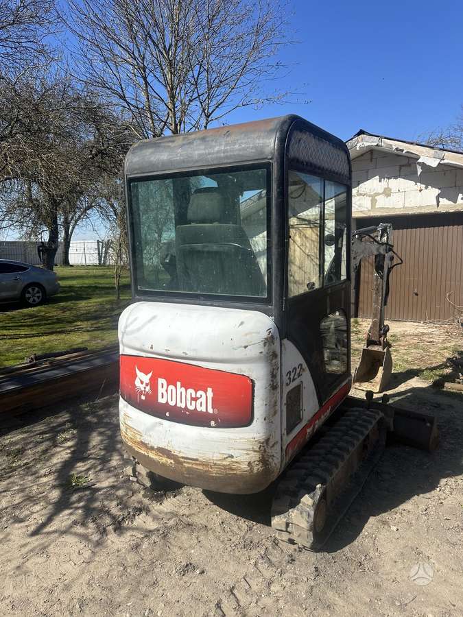 Bobcat 322, мини-экскаваторы
