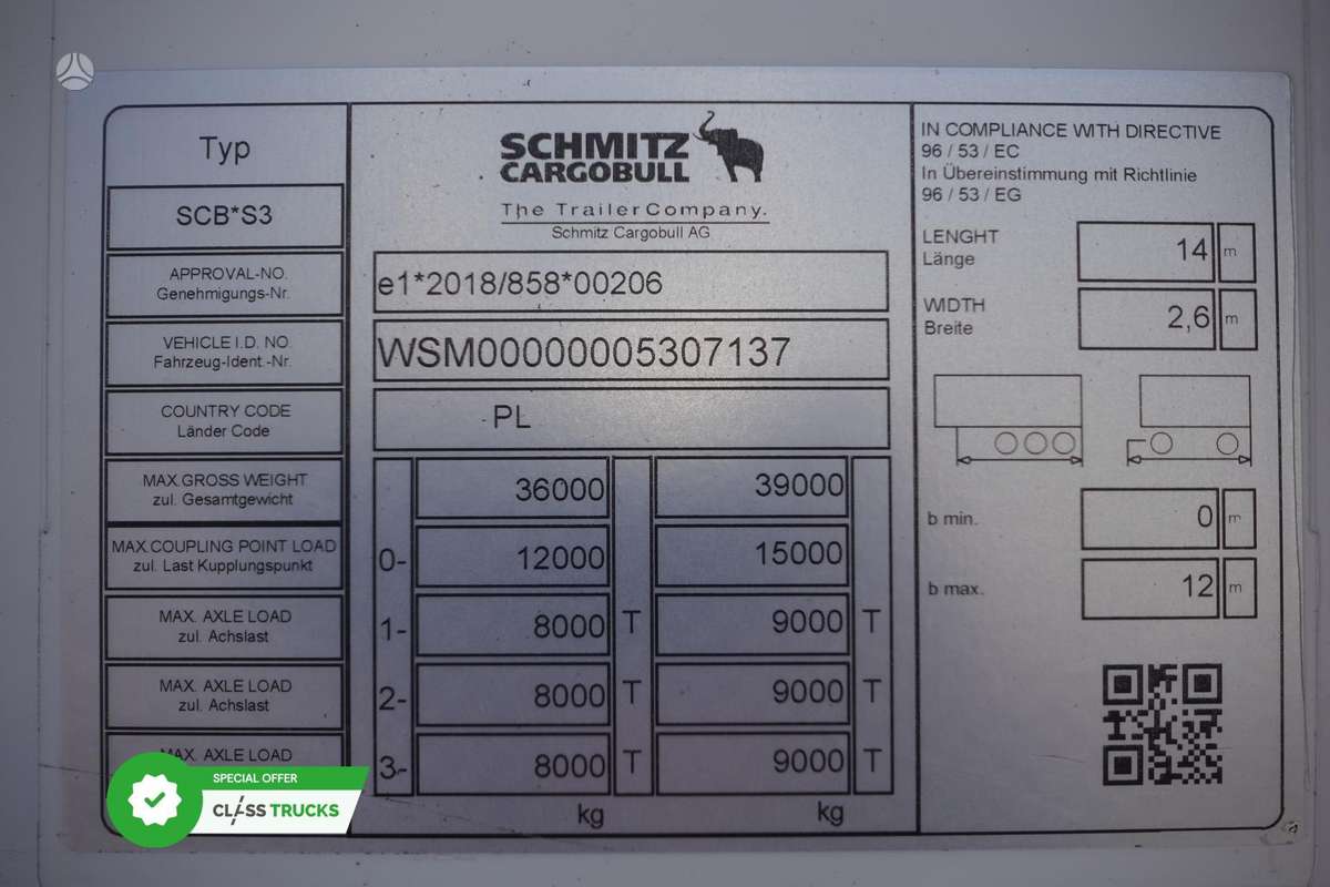 Schmitz Double Deck FP 60 Carrier Vector 1550 Li, рефрижераторы