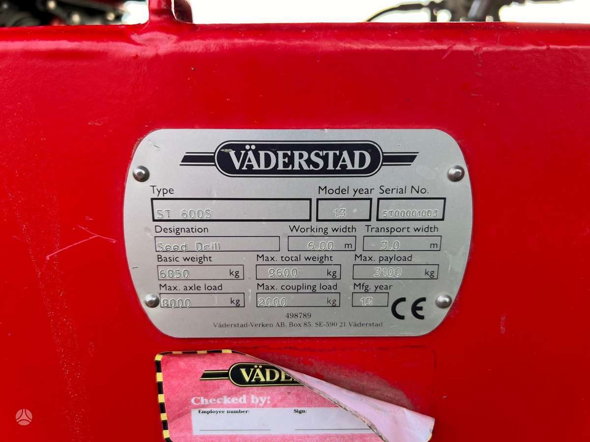 Vaderstad Spirit 600S, seeders, planters