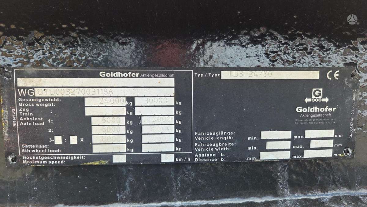 Goldhofer TU-24/80, other
