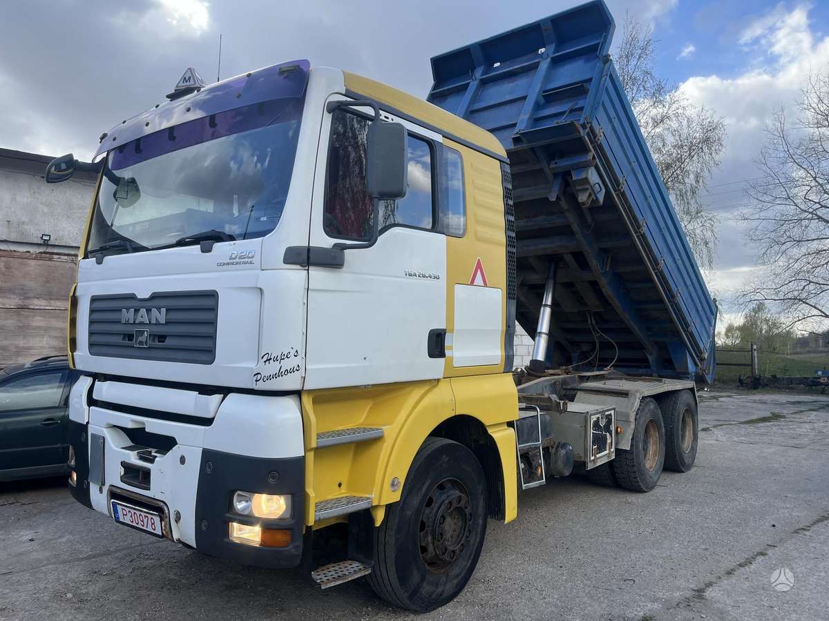 MAN TGA, dumpers / tippers