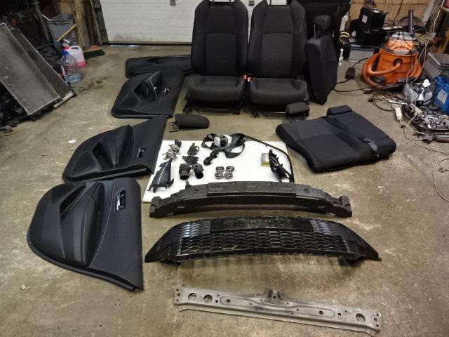 Toyota Corolla door upholstery, seats