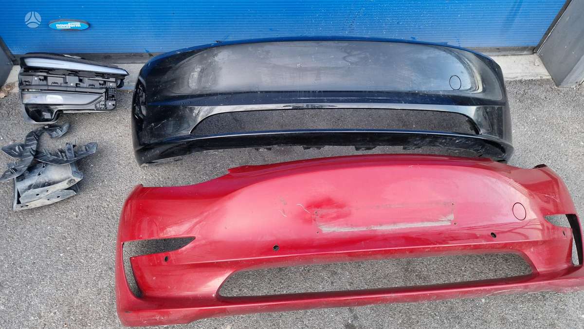 Tesla Model 3 bumpers, lights