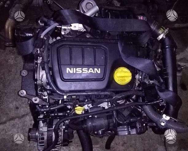 Nissan X-Trail variklio detalės
