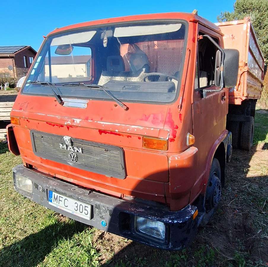 MAN 8.150, dumpers / tippers
