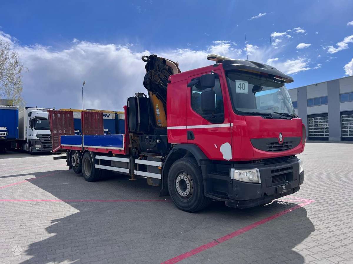 Renault Premium 430.26 Effer 225/5S, с краном