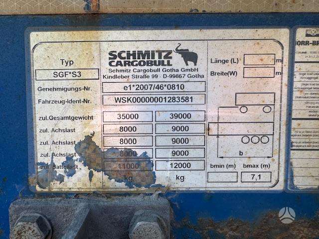 Schmitz SCF24-20 TANK, container