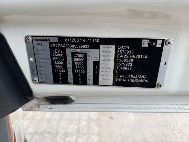 Scania G450, double sleeper