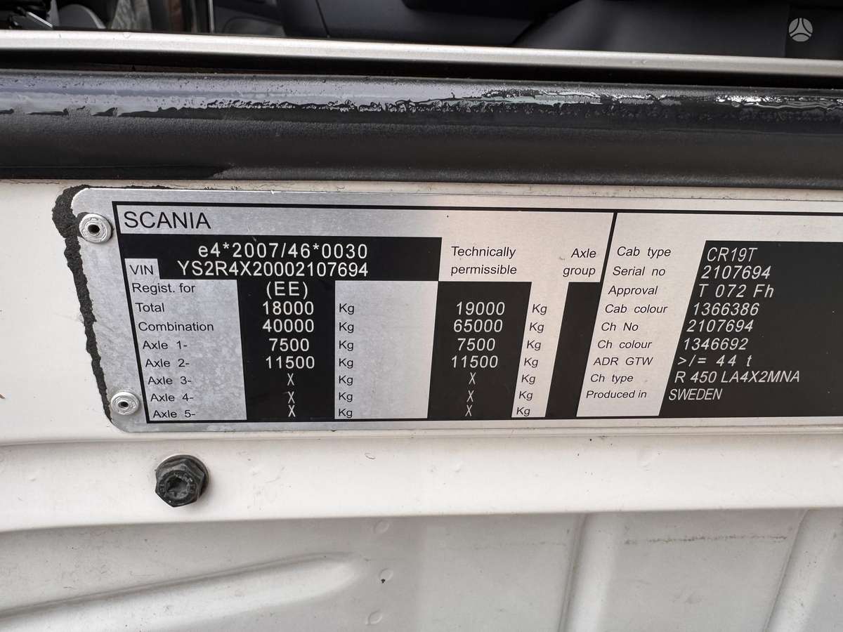 Scania R450, 2 спальных места
