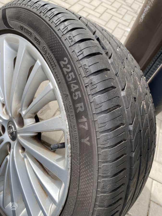 Opel, light alloy, R17