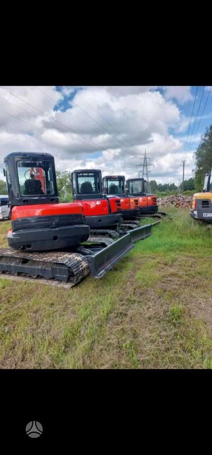 Kubota Kx163, mini ekskavatoriai