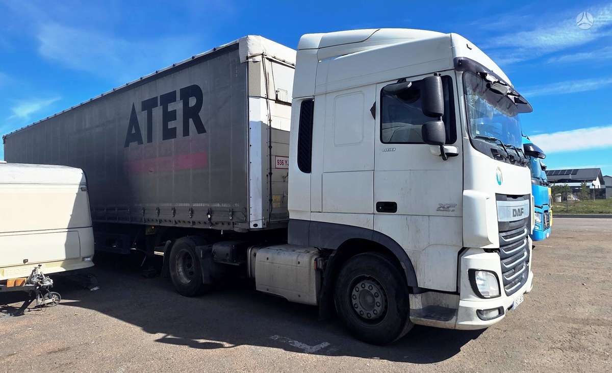 DAF XF460FT ADR!!! + Hydraulika, double sleeper