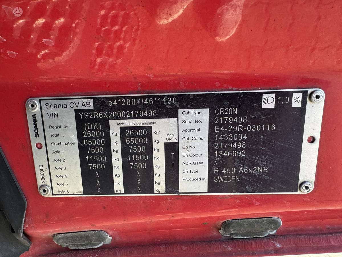 Scania R450+FULL AIR, single sleeper