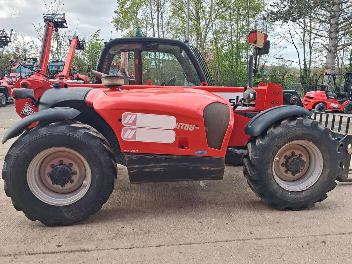 Manitou MT733, šakiniai krautuvai