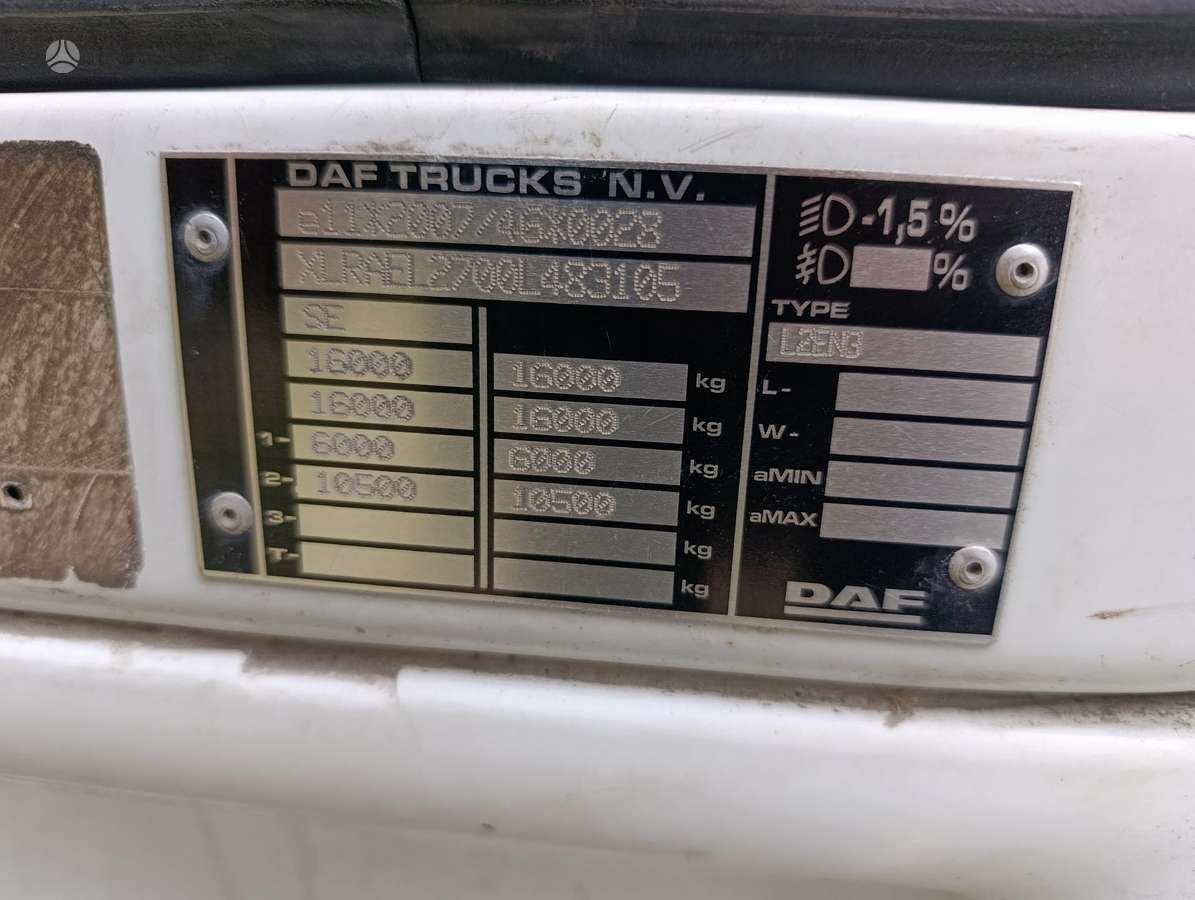 DAF LF 260FA, isothermal trucks