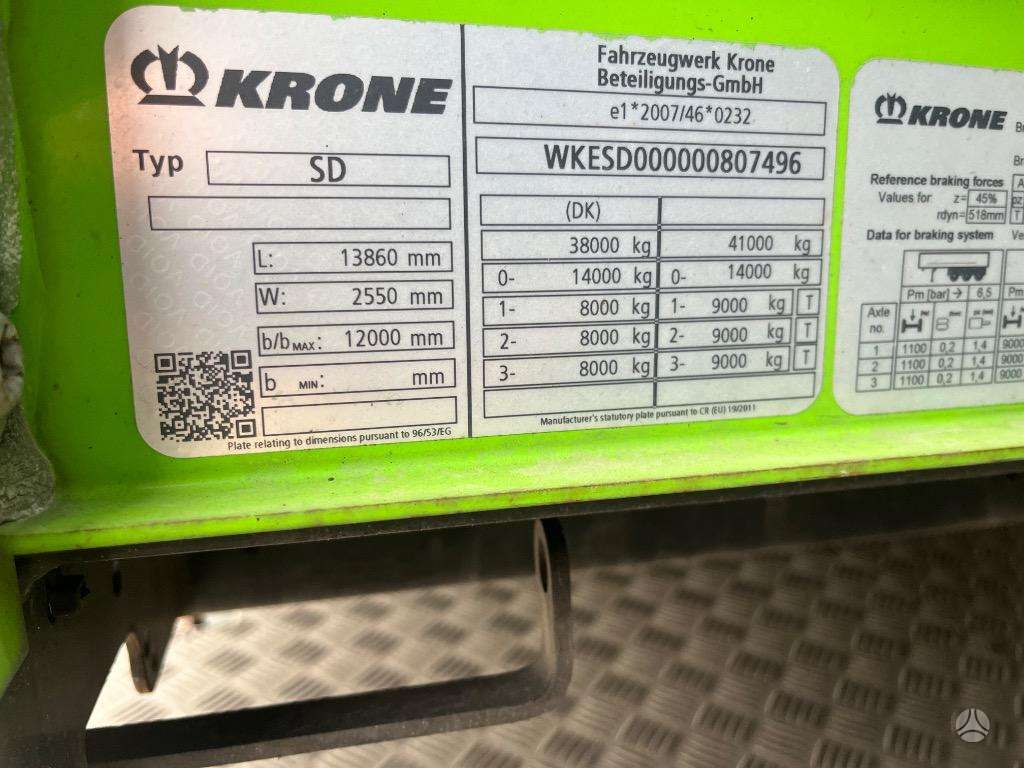 Krone Profi Liner, užuolaidinės / tentinės