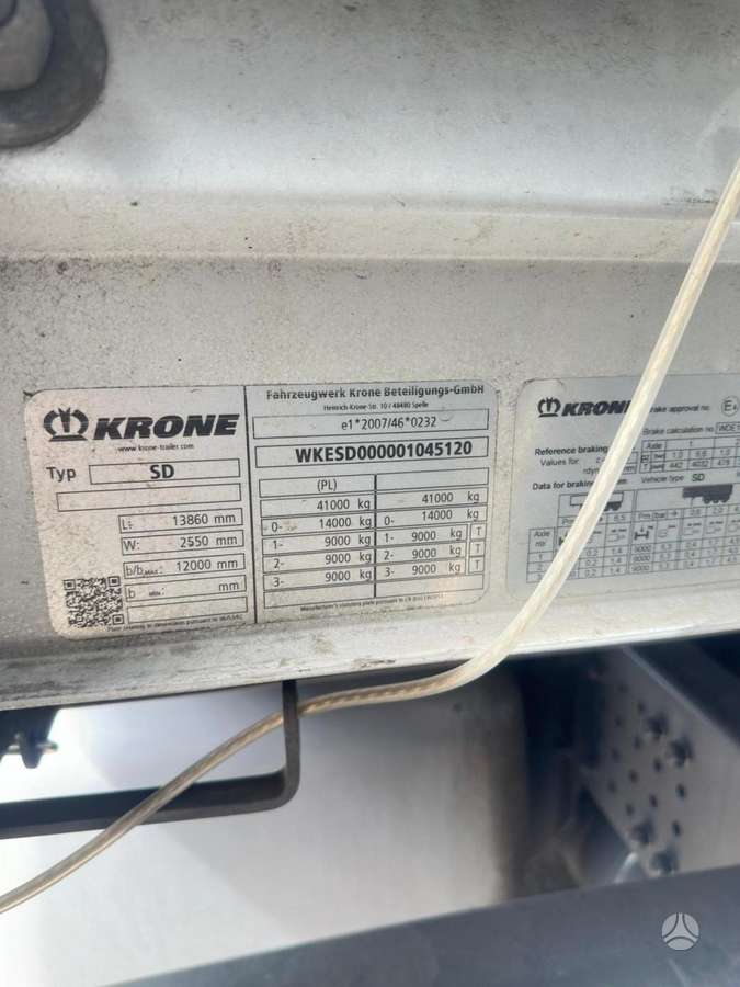 Krone SD, užuolaidinės / tentinės
