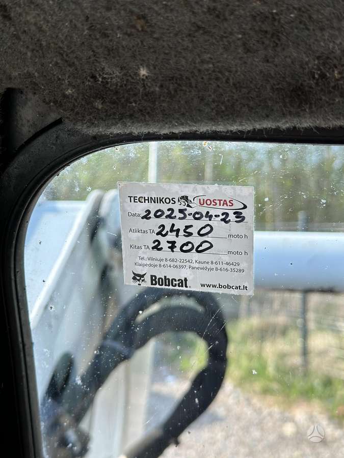 Bobcat S530, mini ekskavatoriai