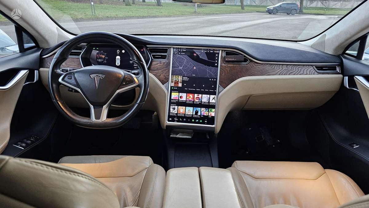 Tesla Model S, 90 kWh, sedanas