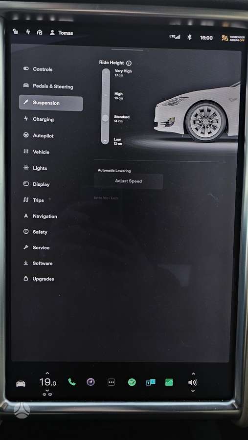 Tesla Model S, 90 kWh, sedanas