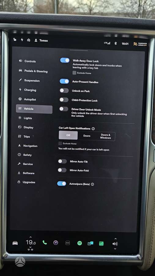 Tesla Model S, 90 kWh, sedanas
