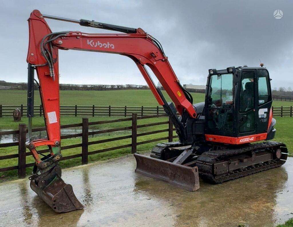 Kubota KX080-4a, ekskavatoriai