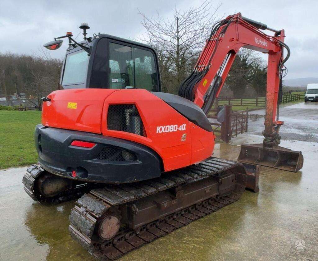Kubota KX080-4a, экскаваторы