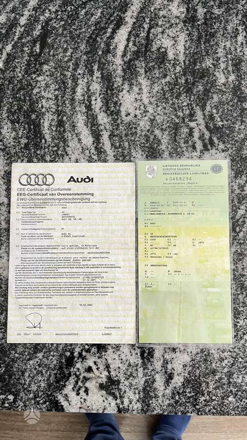 Audi A8, 2.8 l., Лимузин