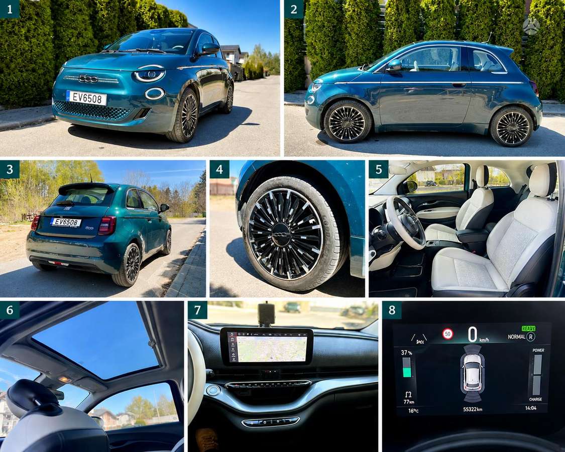 Fiat 500, 42 kWh, hatchback