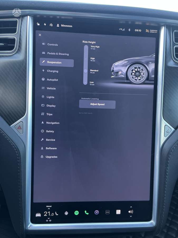 Tesla Model S, 90 kWh, hatchback