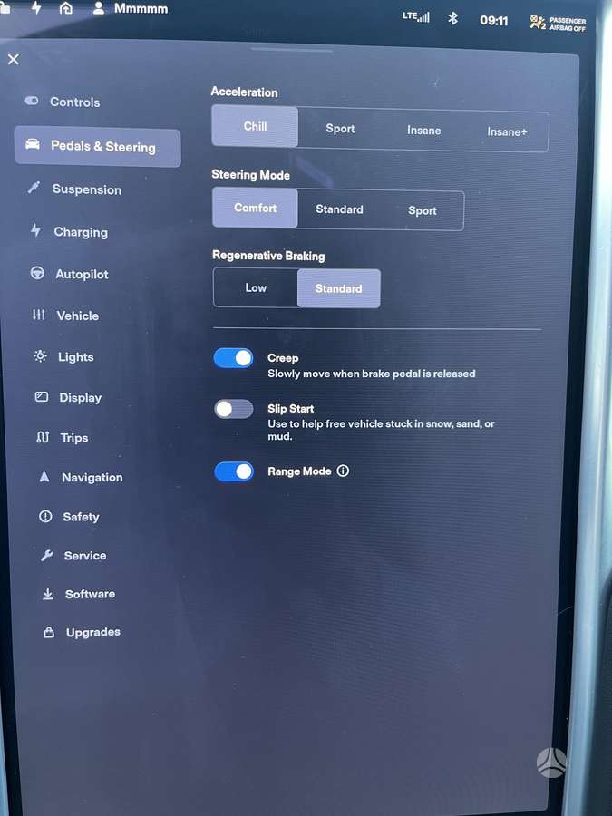 Tesla Model S, 90 kWh, hatchback