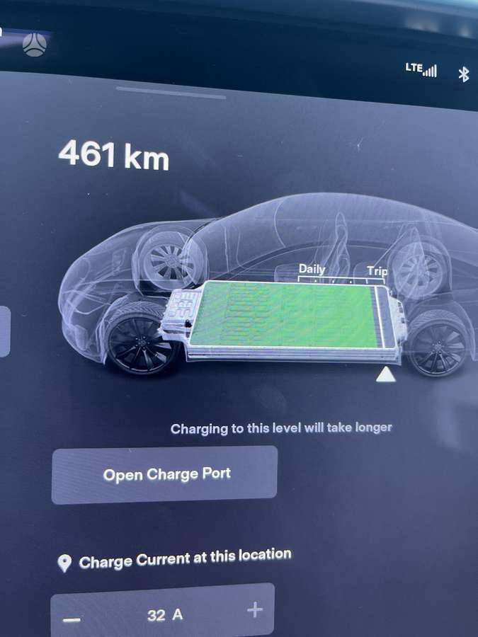 Tesla Model S, 90 kWh, hatchback
