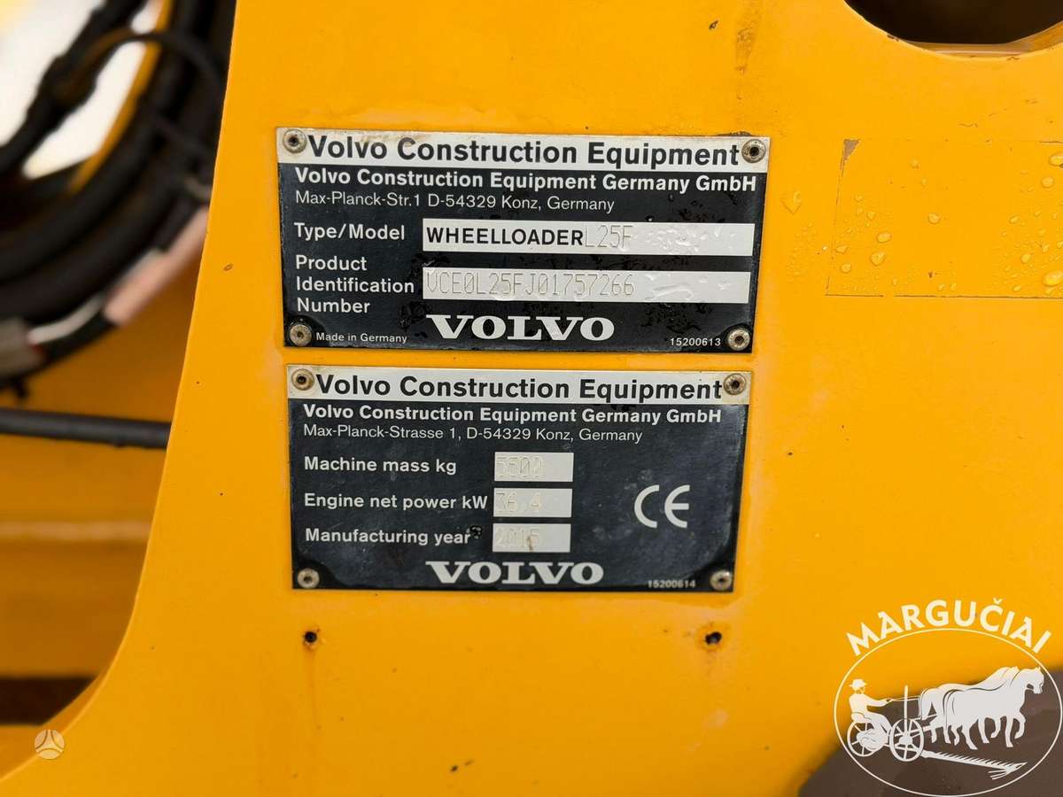Volvo L25F, 49 AG, самоходные погрузчики