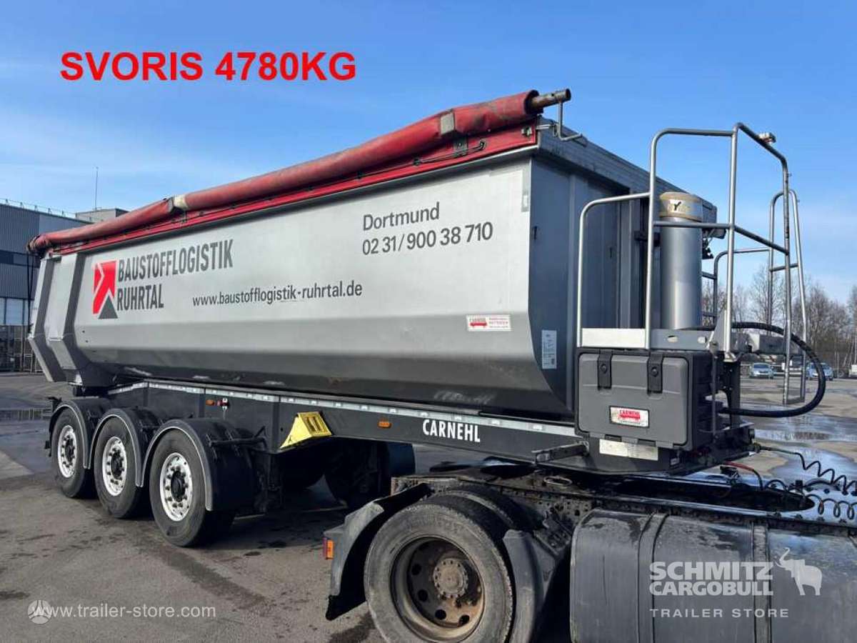 Carnehl Semitrailer Tipper Alu-square sided body, самосвалы