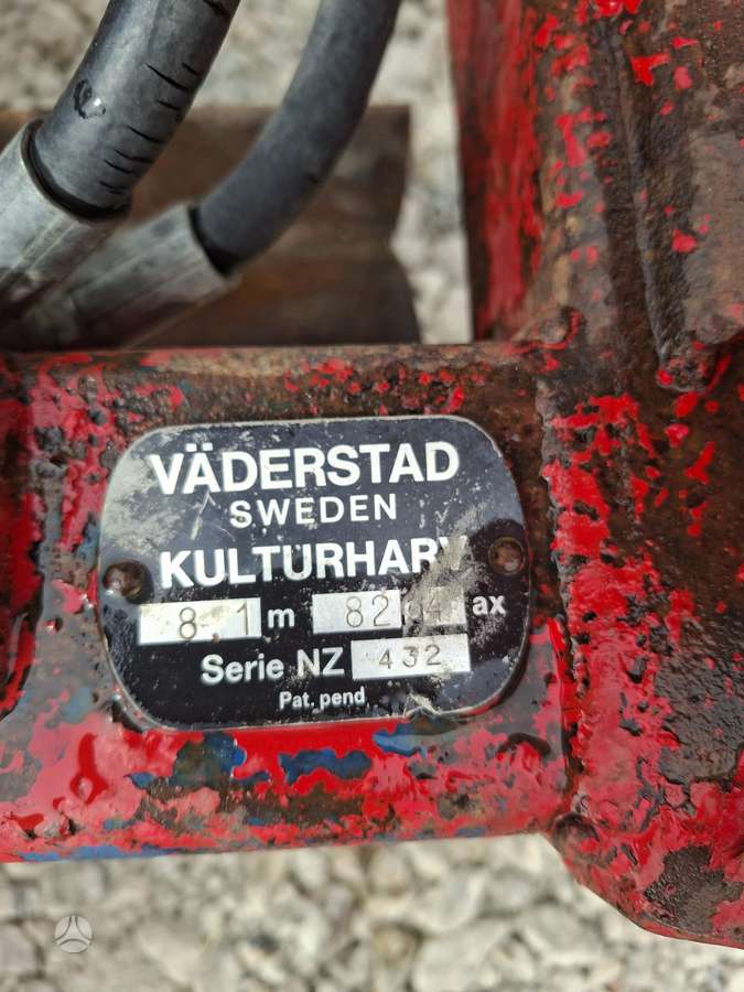 Vaderstad NZ810, kultivatoriai,akėčios