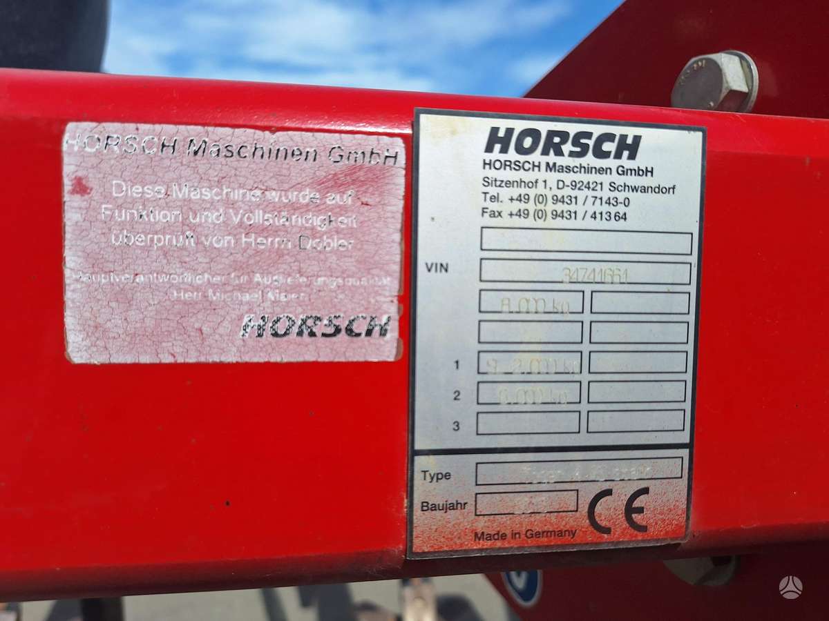 Horsch Tiger 4 AS, скребки, скрубберы
