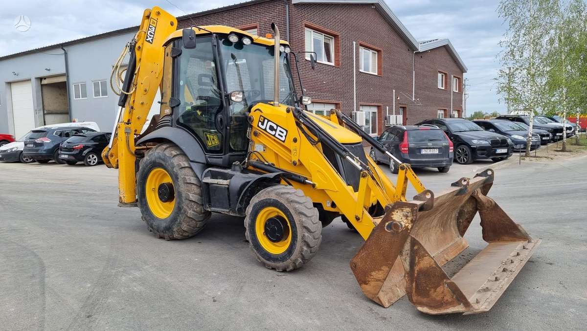 JCB 3 CX, ekskavatoriniai krautuvai