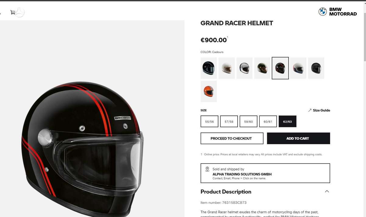 BMW Grand racer, интеграл