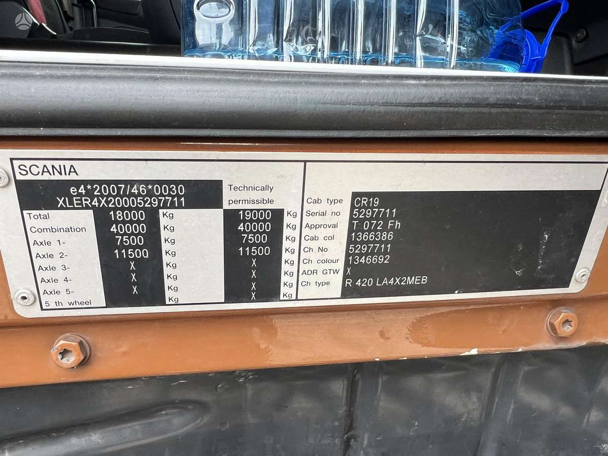 Scania R420, double sleeper