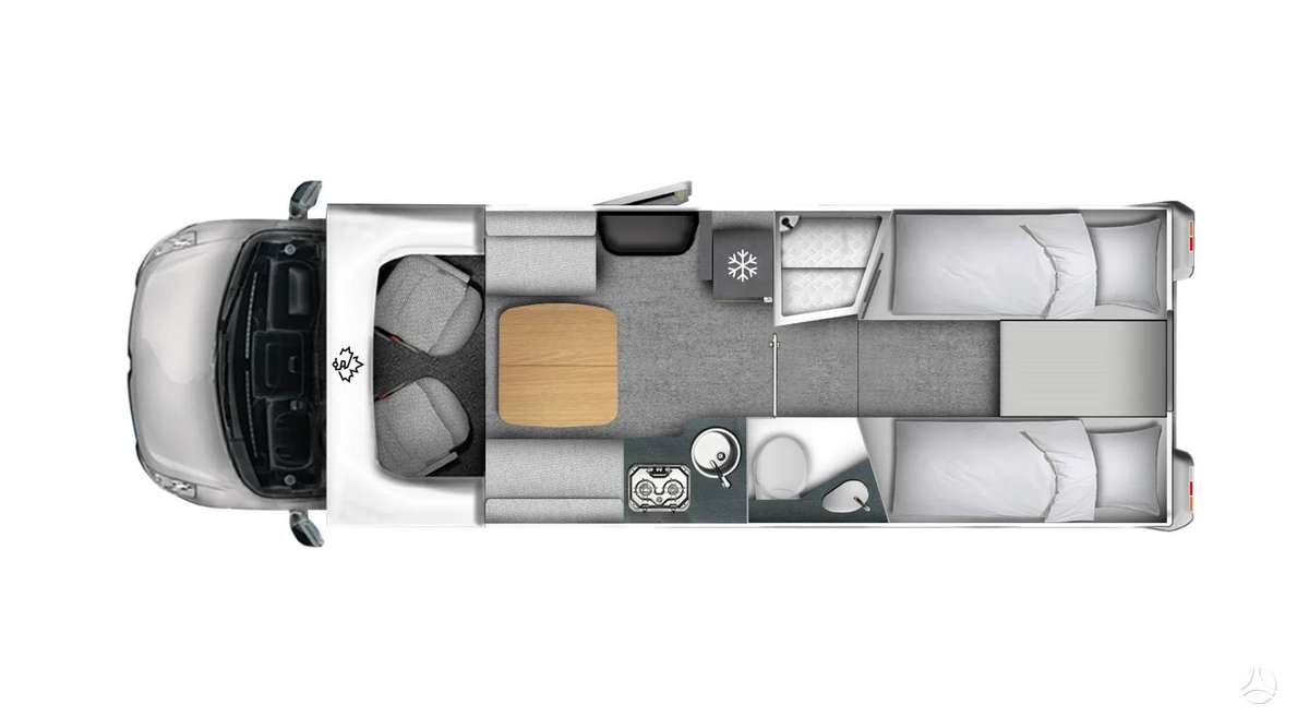 Ahorn TE 740, campers